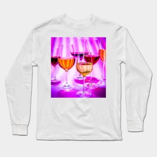 Wine Night Long Sleeve T-Shirt